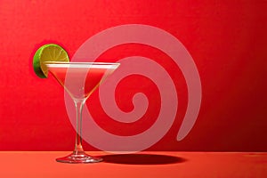 Daiquiri, a timeless and classic cocktail AI Generated Illustration photo