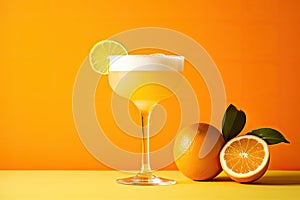 Daiquiri, a timeless and classic cocktail AI Generated Illustration photo