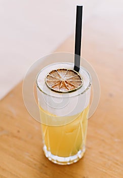 Daiquiris cocktails made by a professional bartender