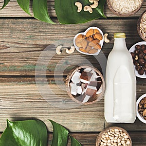 Dairy free milk substitute drink and ingredients