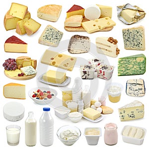 Dairy products collection photo