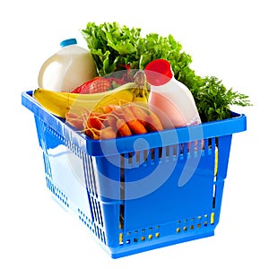 Dairy shopping basket