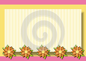 Daisies Background Frame