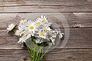 Daisy chamomile flowers bouquet