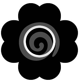 Daisy Vector Icon which can easily modified or edit