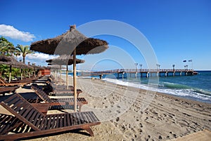 Daitona beach, Marbella, Spain.