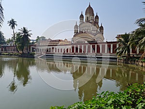 Dakshineshwar Goddess Kali temple in Kolkata India where Sri Ramakrishna worked as a priest.