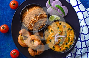 Dal baati churma-Rajasthani cuisine photo