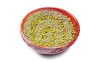 Dal-green gram(mung whole) type of lentil photo
