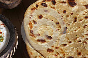Dal Jo lolo is a paratha from India photo