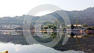 Dal  lake in Srinagar, the summer capital of Jammu and Kashmir, India