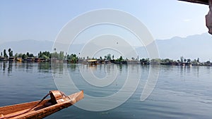 Dal  lake in Srinagar, the summer capital of Jammu and Kashmir, India