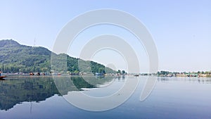 Dal  lake in Srinagar, the summer capital of Jammu and Kashmir, India