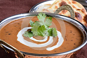 Dal makhani with naan