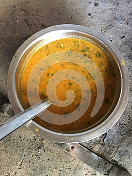 Dal in pot