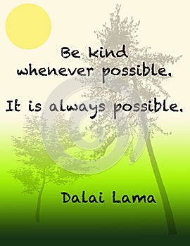 Dalai Lama on Kindness photo