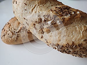 Dalamanek bread on a table