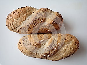 Dalamanek bread on a table