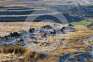 dales, water, great, uk, hiking, walking, whernside, nuttalls, cold, scenery, windy, bleak, yorkshire dales, views, solitude, thre