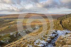 Dales, water, great, uk, hiking, walking, whernside, nuttalls, cold, scenery, windy, bleak, yorkshire dales, views, solitude, thre