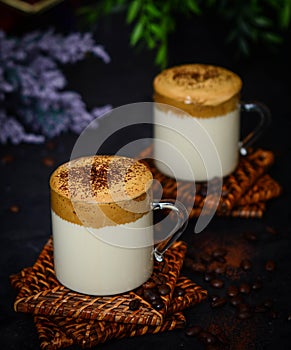 Dalgona coffee for coffee lovers photo