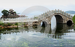 Dali erhai lake scenery