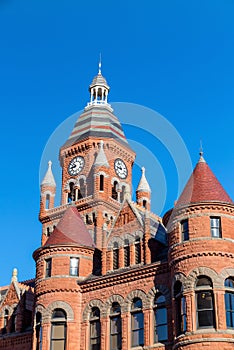 The Dallas County Courthouse also known as the Old Red Museum