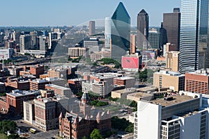 Dallas downtown overview