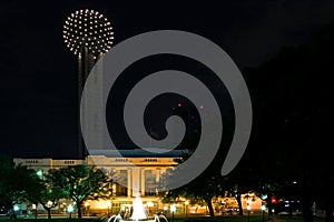 Dallas Reunion Tower at Night