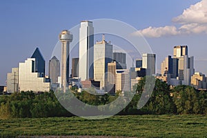 Dallas skyline photo