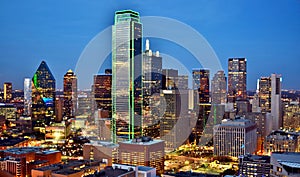 Dallas Skyline at Dusk - Dallas, Texas