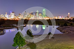 Dallas Skyline at Night