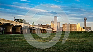 Dallas Skyline Sunset