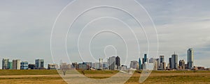 Dallas skyline viewed from Trammell Crow Park in Dallas