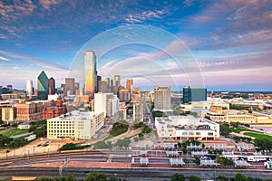 Dallas, Texas, USA Skyline at twilight