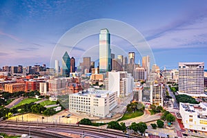 Dallas, Texas, USA Skyline at twilight