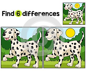 Dalmatian Dog Find The Differences