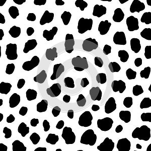 Dalmatian dog seamless pattern photo