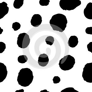 Dalmatian dog seamless pattern