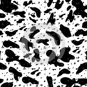 Dalmatian dog skin texture seamless pattern