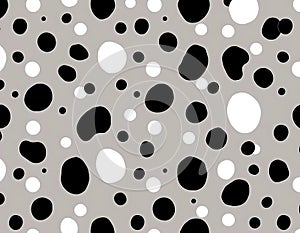 Dalmatian spot pattern with random dot layout