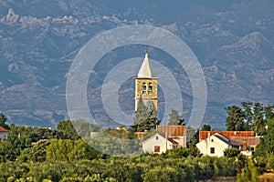 Dalmatian village of Zaton and Velebit