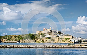 Dalt Vila of Eivissa. Balearic Islands, Spain photo