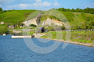 The dam of the Barachat reservoir