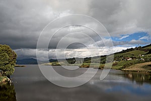 Dam of the bobo river in Pasto Colombia photo