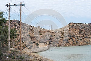 Dam in the Brak River at Victoria West photo