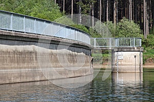 Dam of the Brucher Talsperre
