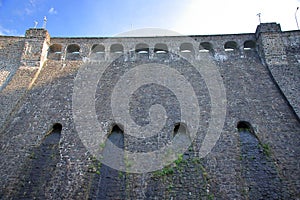 The dam on Bystrzyca in ZagÃ³rze ÅšlÄ…skie Poland