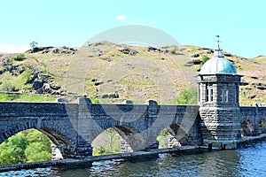 dam in Elan Valley in Wales, UK