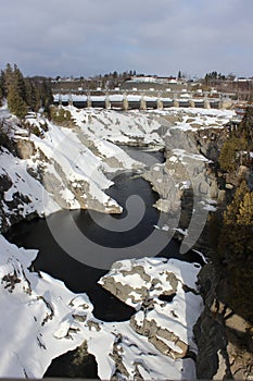 Dam in Grand Sault, NB on St-John